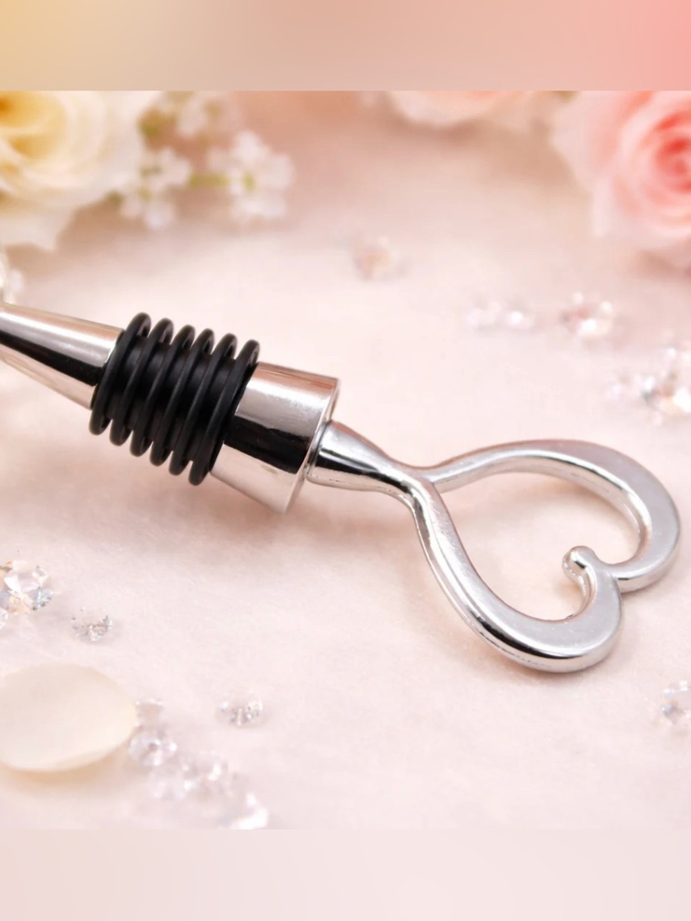 Set of 2 Heart Shape Wine Openers - Picture 2 of 4